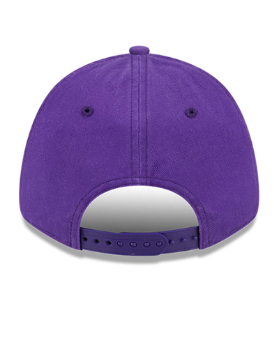 Shop New Era Men's  Purple Minnesota Vikings Outline 9forty Snapback Hat