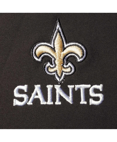 Shop Dunbrooke Men's  Black New Orleans Saints Circle Softshell Fleece Full-zip Jacket