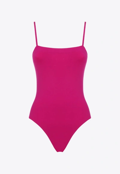 Shop Eres Aquarelle One-piece Swimsuit In Pink