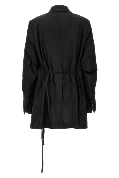 Shop Ann Demeulemeester Women 'agnes' Blazer Jacket In Black