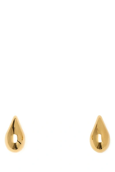 Shop Bottega Veneta Woman Gold Silver Big Drop Earrings