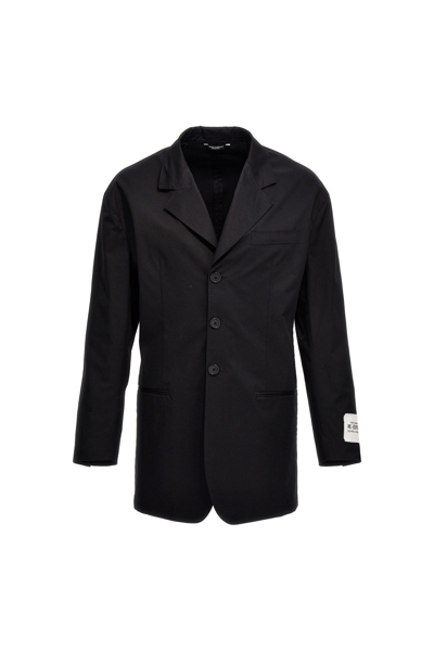 Shop Dolce & Gabbana Men 're-edition S/s 1992' Blazer Jacket In Black