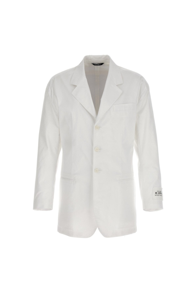 Shop Dolce & Gabbana Men 're-edition S/s 1992' Blazer Jacket In White