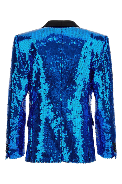 Shop Dolce & Gabbana Men Sicilia Suit In Blue