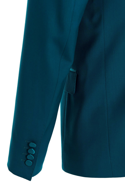 Shop Dolce & Gabbana Men Tailored Blazer In Blue