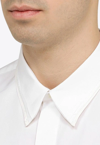 Shop Givenchy Basic Poplin Shirt In White