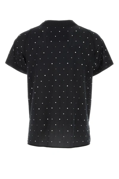 Shop Givenchy Man Black Mesh Oversize Shirt