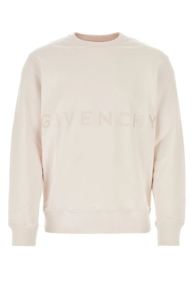 Shop Givenchy Man Light Pink Cotton Sweatshirt
