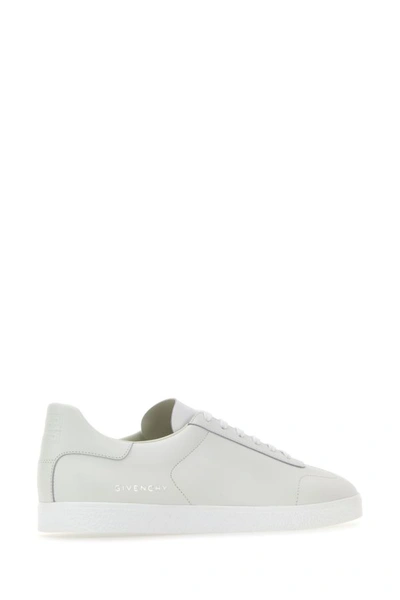 Shop Givenchy Man White Leather Town Sneakers