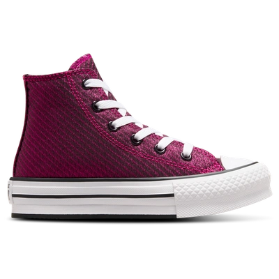 Shop Converse Girls  Chuck Taylor All Star Eva Lift In Prime Pink/white/black