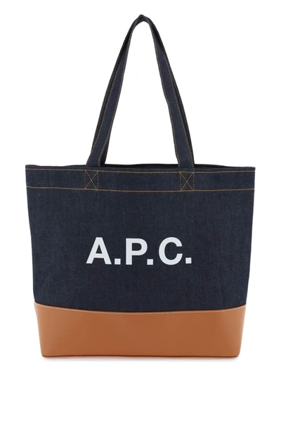 Shop Apc A.p.c. Axel E/w Tote Bag