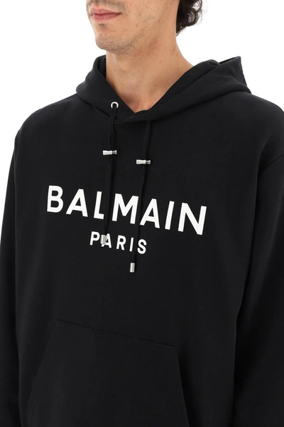 Shop Balmain Logo Hoodie