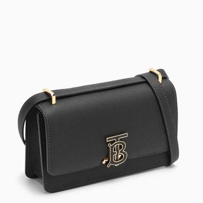 Shop Burberry Tb Mini Black Bag