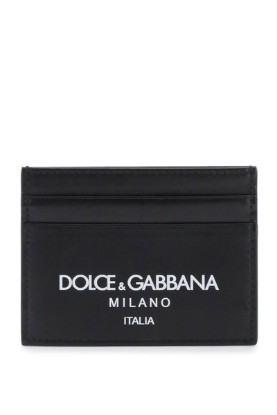 Shop Dolce & Gabbana Logo Leather Cardholder