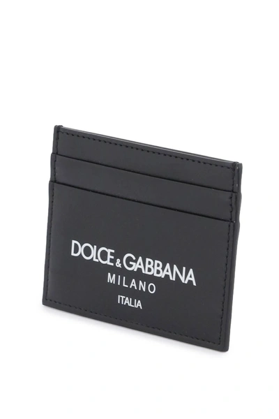 Shop Dolce & Gabbana Logo Leather Cardholder