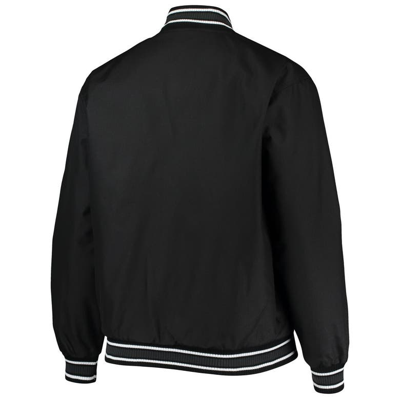 Shop Jh Design Black Philadelphia Eagles Plus Size Full-snap Jacket