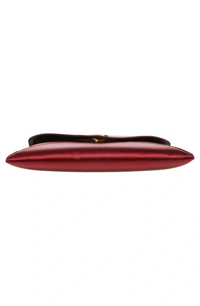 Shop Altuzarra Medallion Envelope Clutch In Deep Garnet