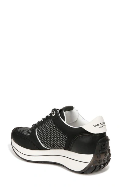 Shop Sam Edelman Jayce Sneaker In Black/ White