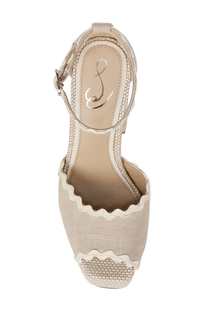 Shop Sam Edelman Kori Platform Sandal In Natural