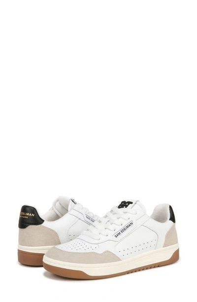 Shop Sam Edelman Harper Sneaker In White/ Black