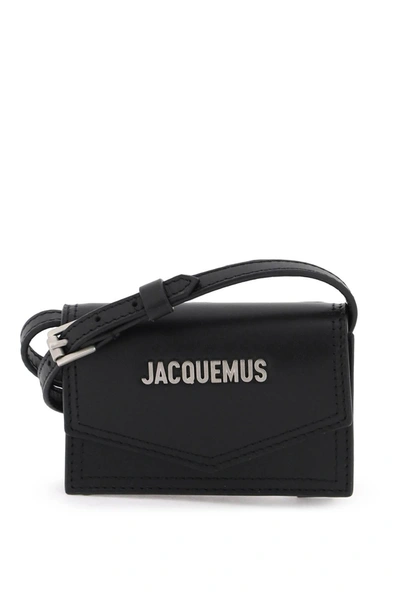 Shop Jacquemus 'le Porte Azur' Crossbody Cardholder