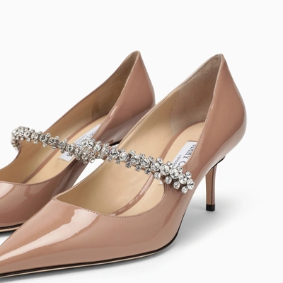 Shop Jimmy Choo Bing Pump 65 Pink Patent Leather Pumps