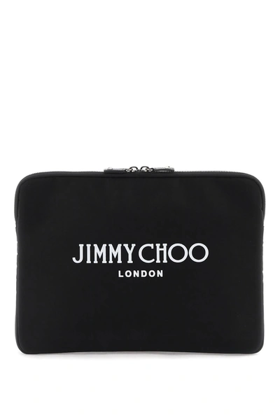 Shop Jimmy Choo Pouch With Logo