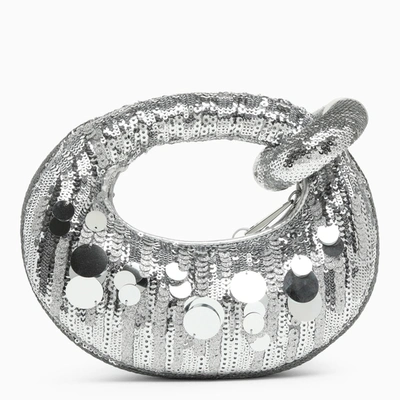 Shop Jw Pei Abacus Silver Mini Handbag With Sequins