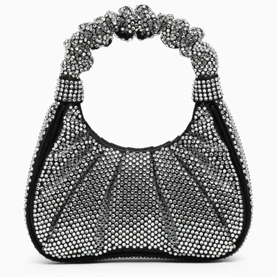 Shop Jw Pei Black Gabbi Handbag With Crystals