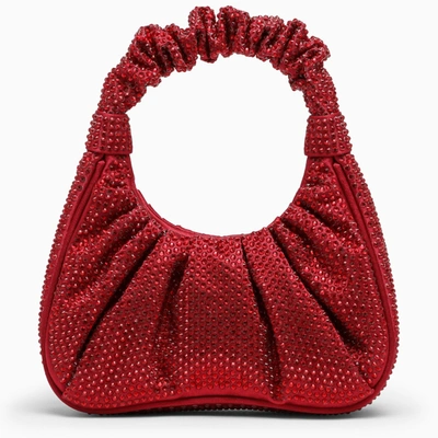 Shop Jw Pei Red Gabbi Handbag With Crystals