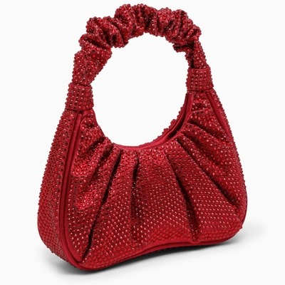 Shop Jw Pei Red Gabbi Handbag With Crystals