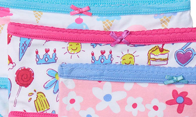 Shop Hatley Kids' Summer Prints 3-pack Assorted Hipster Briefs In White
