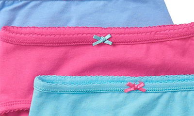 Shop Hatley Kids' Solid 3-pack Assorted Briefs In Pink