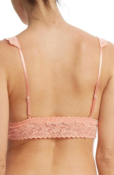 Shop Hanky Panky Signature Lace Bralette In Snapdragon Peach