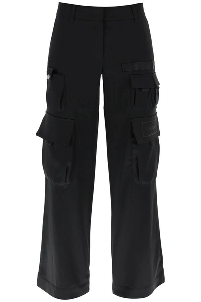 Shop Off-white Off White Toybox Cargo Pants In Satin