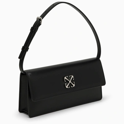 Shop Off-white Off White™ Black Leather Handbag With Logo