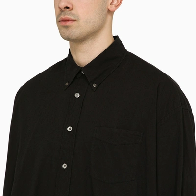 Shop Our Legacy Black Borrowed Shirt In Voile