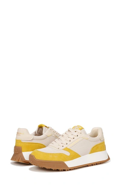 Shop Sam Edelman Layla Sneaker In Saffron Yellow/ Ivory
