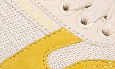 Shop Sam Edelman Layla Sneaker In Saffron Yellow/ Ivory