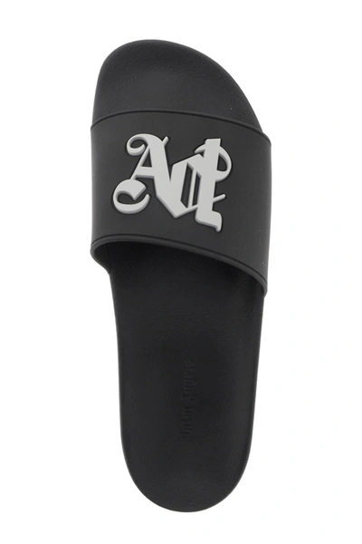 Shop Palm Angels Monogram Slides