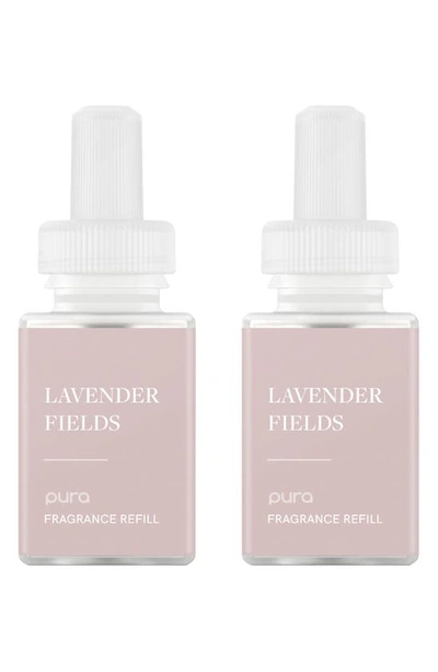 Shop Pura 2-pack Diffuser Fragrance Refills In Lavender Fields