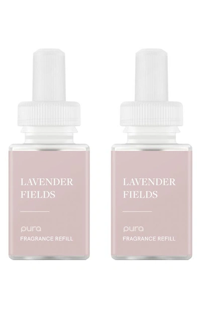 Shop Pura 2-pack Diffuser Fragrance Refills In Lavender Fields