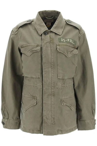 Shop Polo Ralph Lauren Cotton Military Jacket