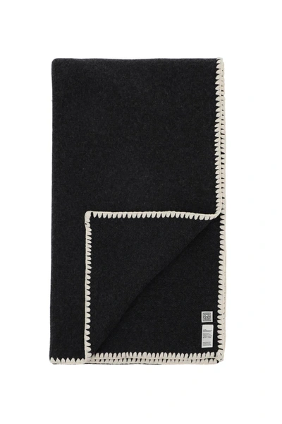 Shop Totême Toteme Oversized Wool And Cashmere Scarf