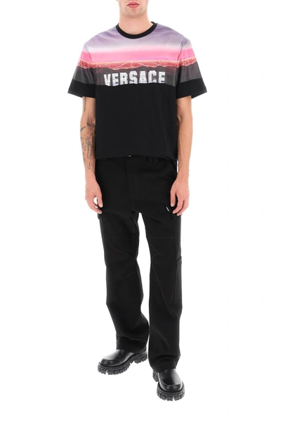 Shop Versace Hills T Shirt