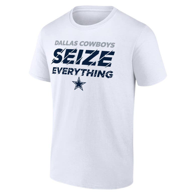 Shop Fanatics Branded  White Dallas Cowboys Seize Everything T-shirt