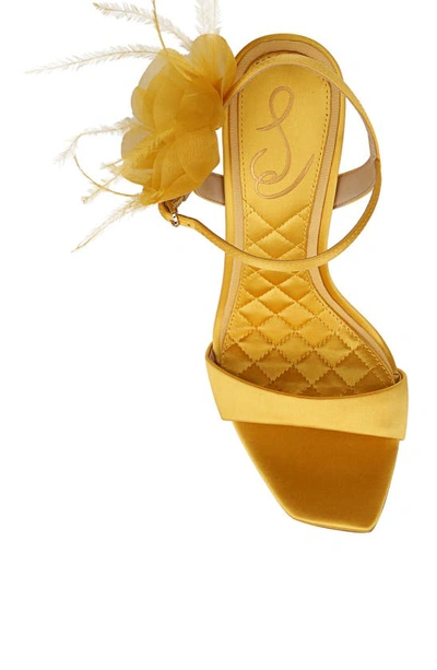 Shop Sam Edelman Leana Ankle Strap Sandal In Sunflower Se