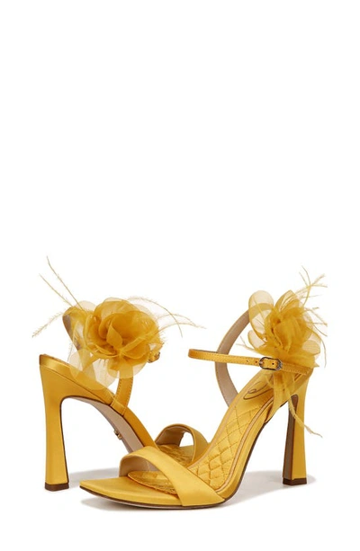 Shop Sam Edelman Leana Ankle Strap Sandal In Sunflower Se