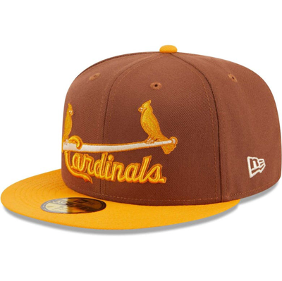 Shop New Era Brown St. Louis Cardinals Tiramisu  59fifty Fitted Hat