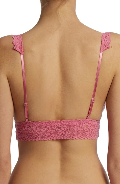 Shop Hanky Panky Signature Lace Bralette In Guava Pink